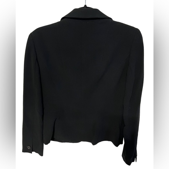 Ann Taylor Dark Academia Button Blazer Black Size 2. - Picture 2 of 10